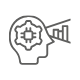 Machine learning and AI icon